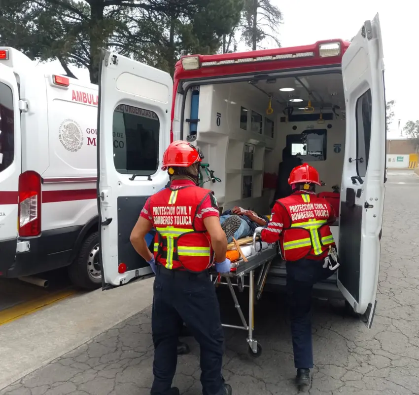 Realizaron simulacro químico en Toluca con coordinación