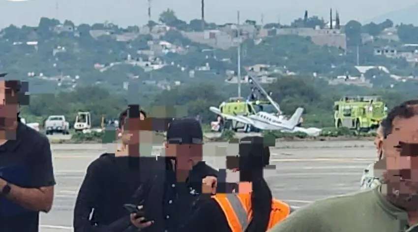 Suspenden operaciones en el AIQ por avioneta presentó fallas en el tren de aterrizaje