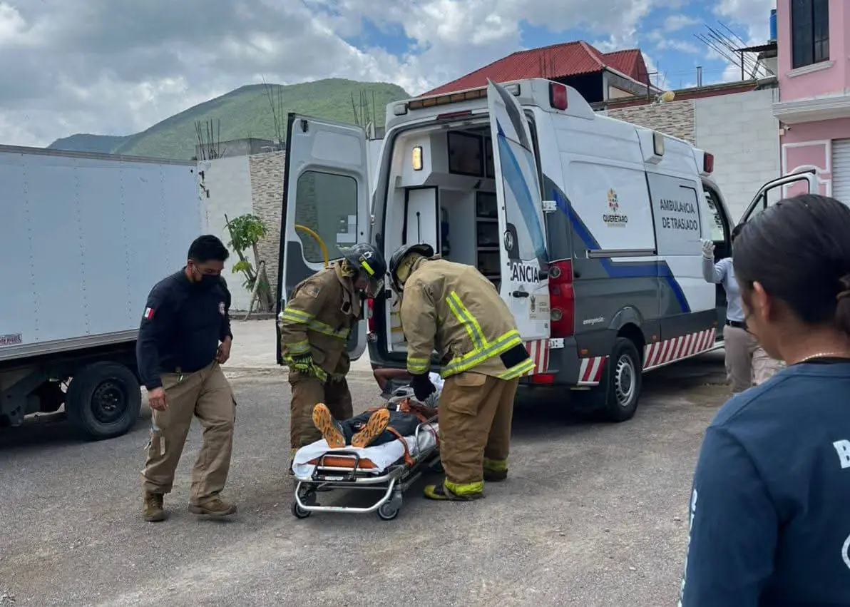Trasladan a masculino con picaduras de abeja de Landa de Matamoros