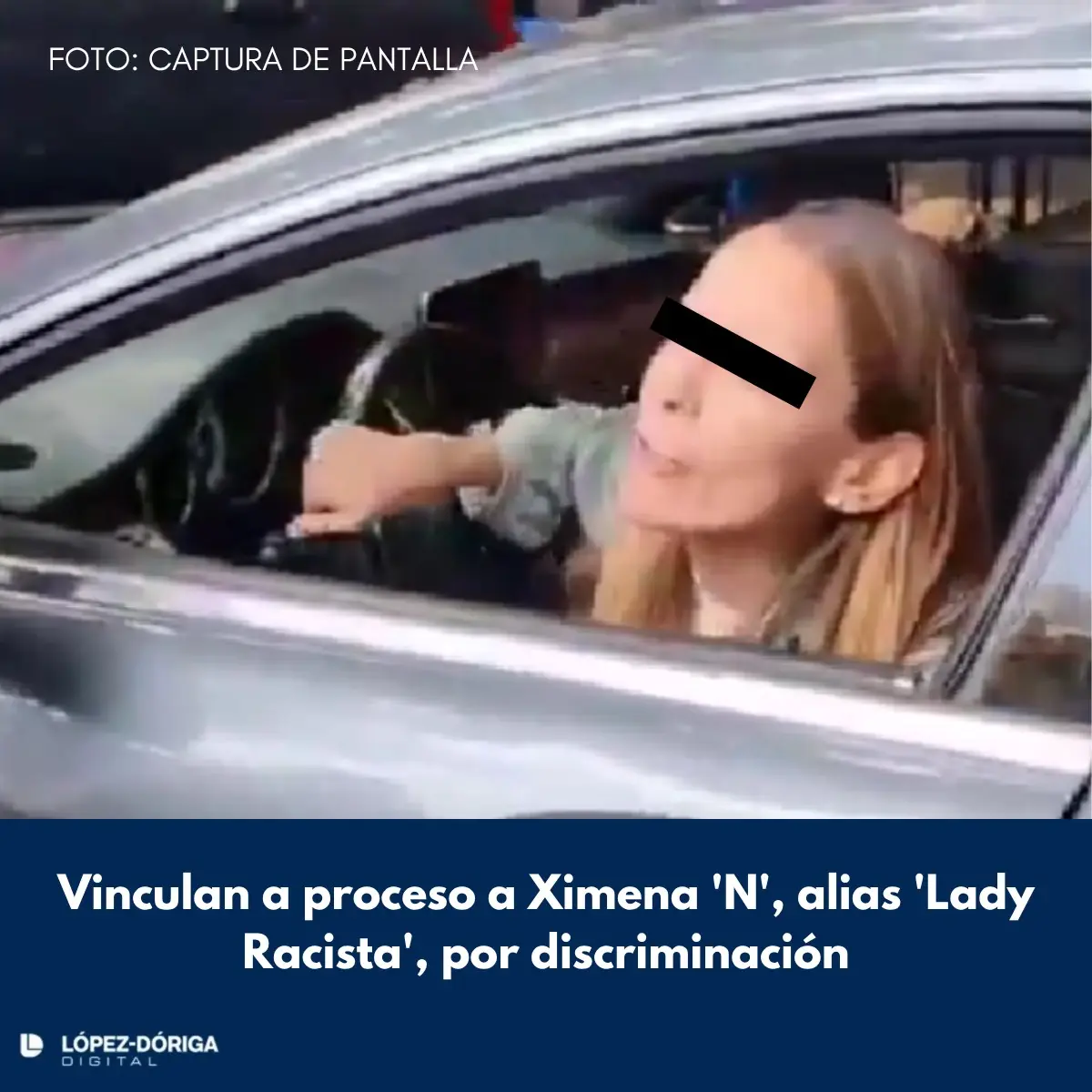 Vinculan a proceso a Lady Racista por discriminación a policía