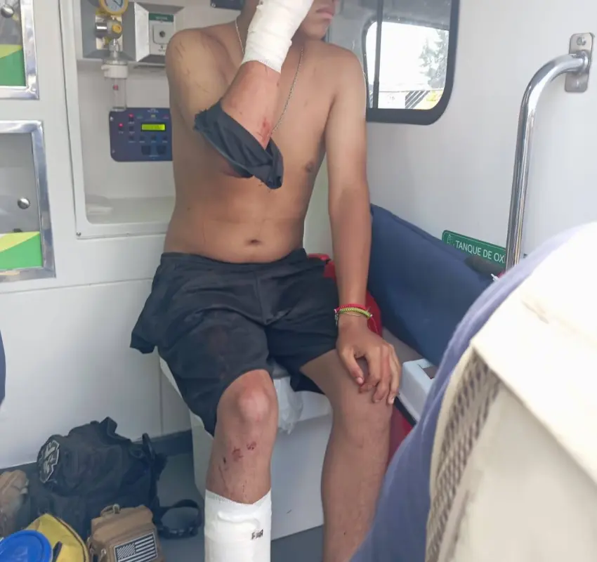 Explotó gasera en Almoloya de Juárez