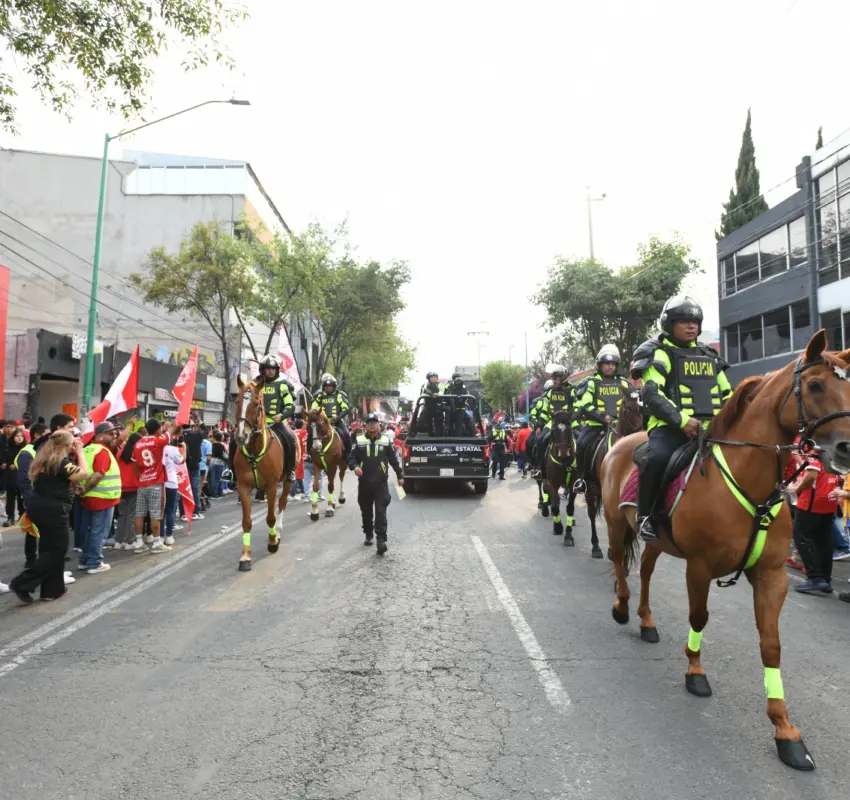 Reforzaron seguridad en partido Toluca vs Pumas