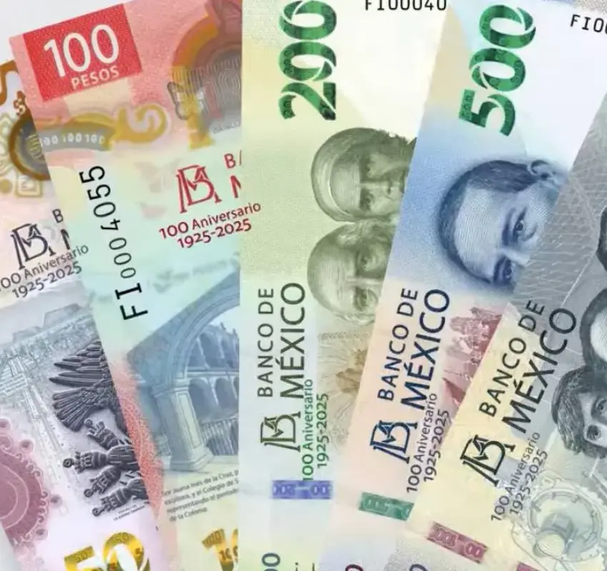 Banxico celebra 100 años con billetes conmemorativos