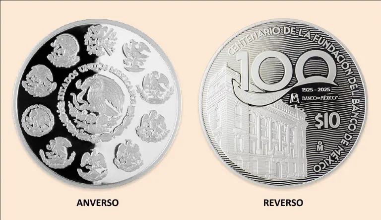 Banco de México lanza moneda de plata y billetes conmemorativos ...