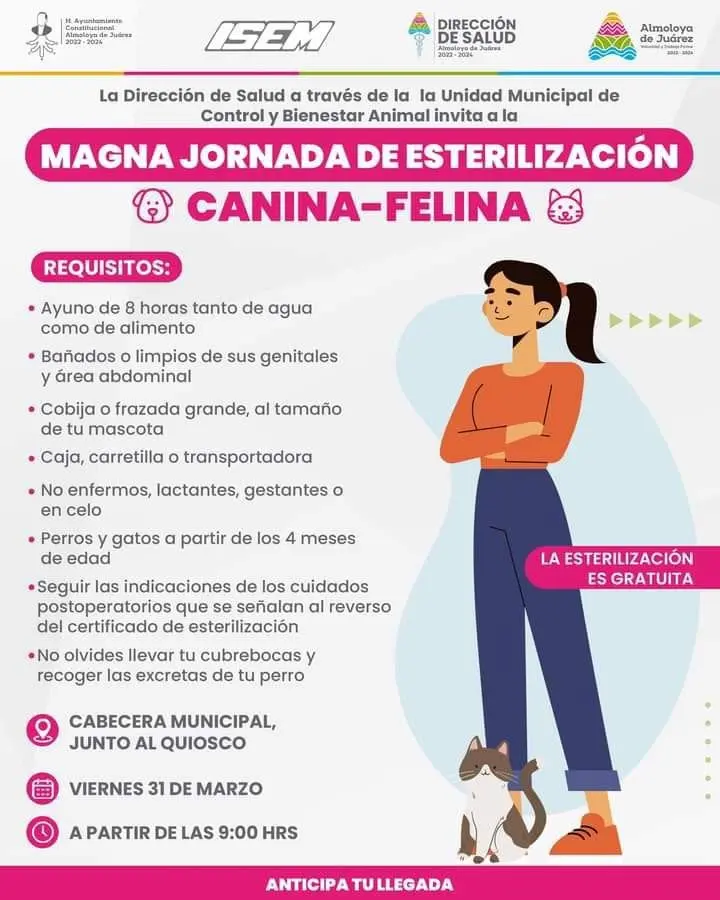 Jornada de Vacunación Antirrábica   Almoloya de Juárez