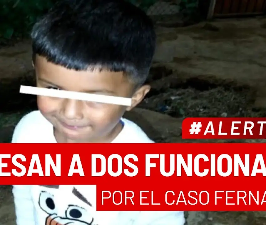 Cesaron a dos funcionarios por caso Fernandito