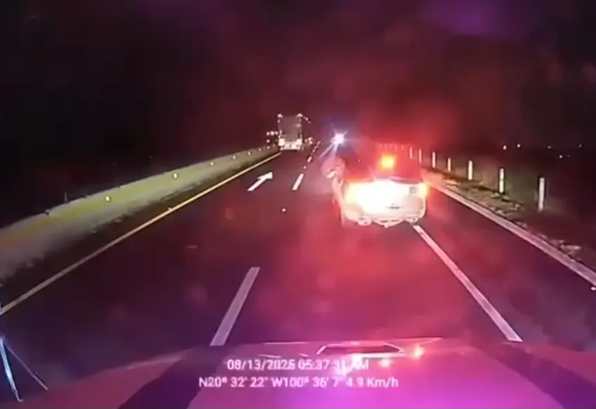 Chofer de transporte pesado evitó atraco en la 57