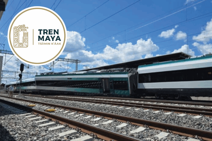 Descarrila vagón del Tren Maya en Izamal; pasajeros resultan ...
