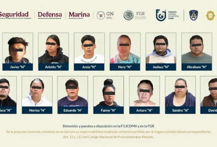 Detuvieron a 13 por asesinato de colaboradores de Clara Brugada