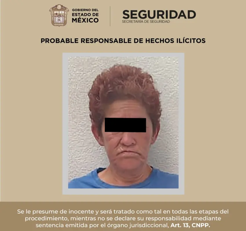 Detuvieron a mujer en Lerma con droga