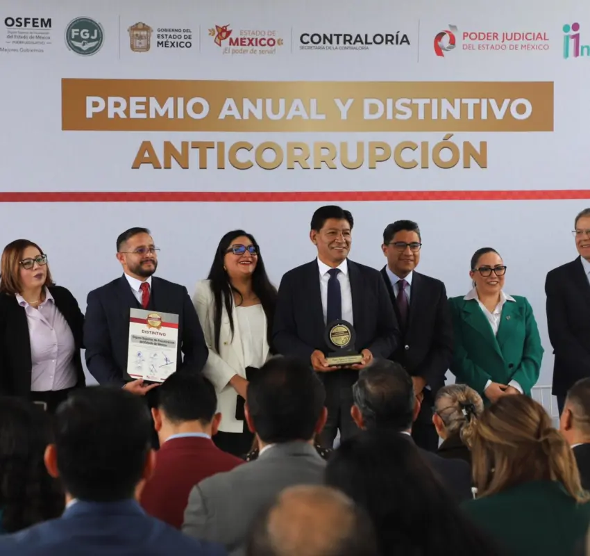 Dieron distintivo anticorrupción al OSFEM