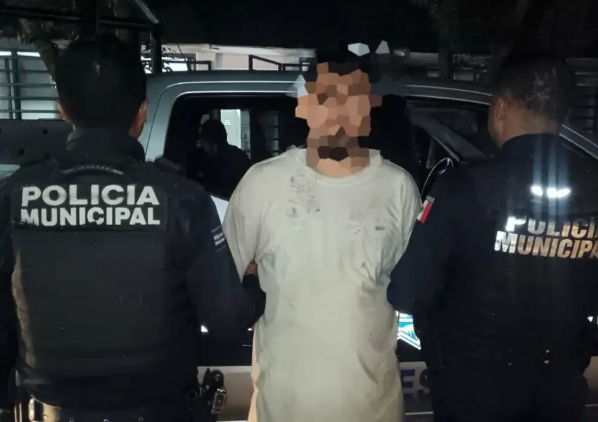 Dispara con arma de fuego “hechiza” contra policías de Pedro Escobedo