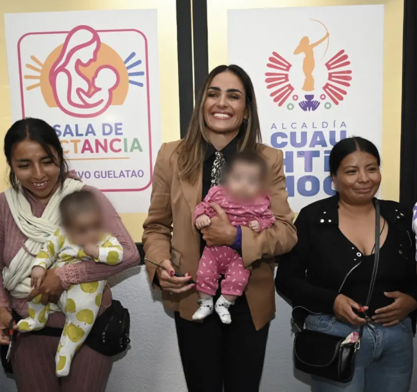 Entrega Ale Rojo de la Vega segundo lactario en Cuauhtémoc