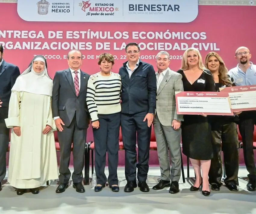 Entregaron estímulos económicos a OSC: GEM