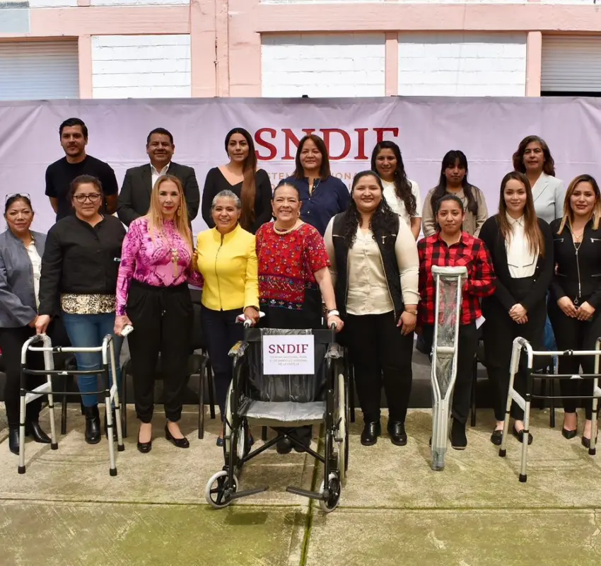 Entregó DIF Nacional aparatos funcionales a municipios