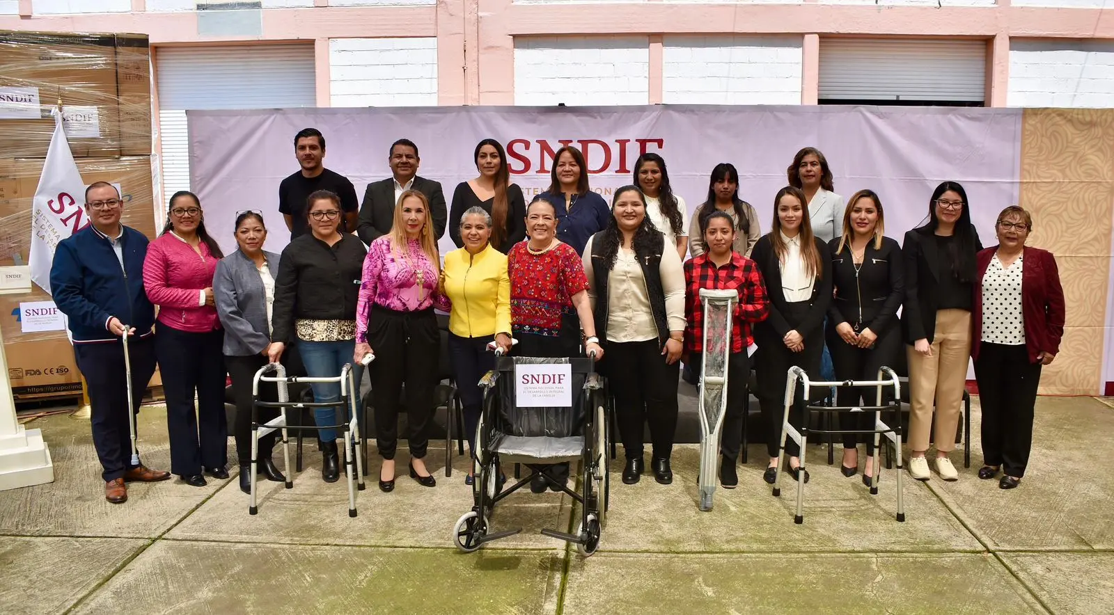 Entrega DIF Nacional aparatos funcionales a nueve municipios