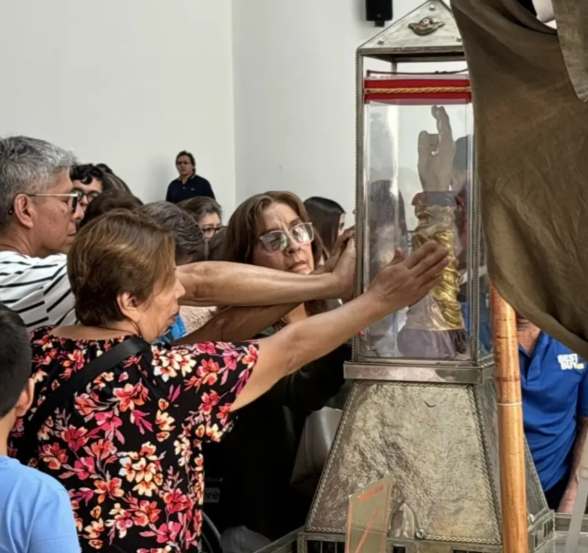Feligreses se despiden de las reliquias de San Judas Tadeo