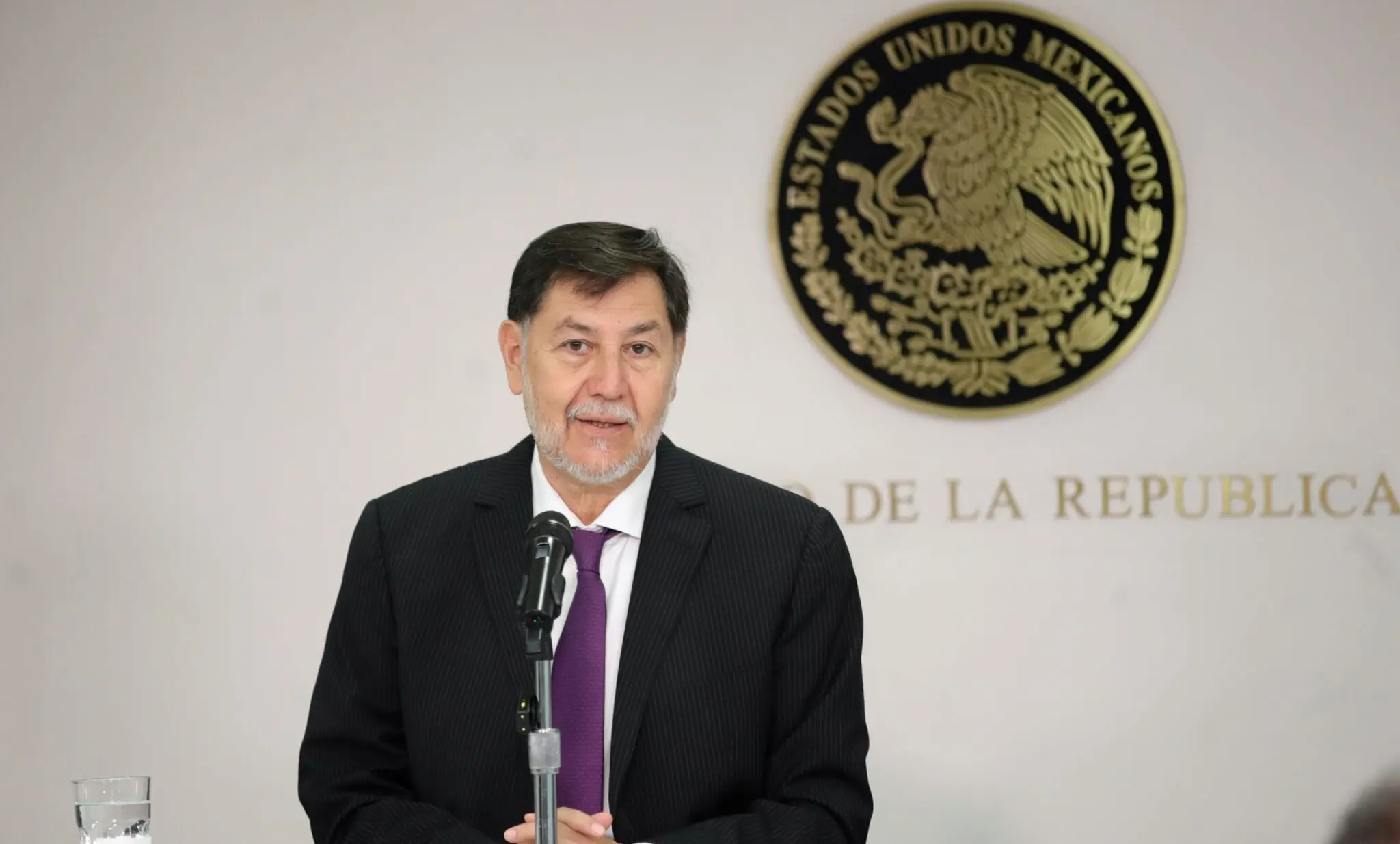 Fernández Noroña informó avances del año legislativo en el Senado | Fernández Noroña informó avances del año legislativo en el Senado