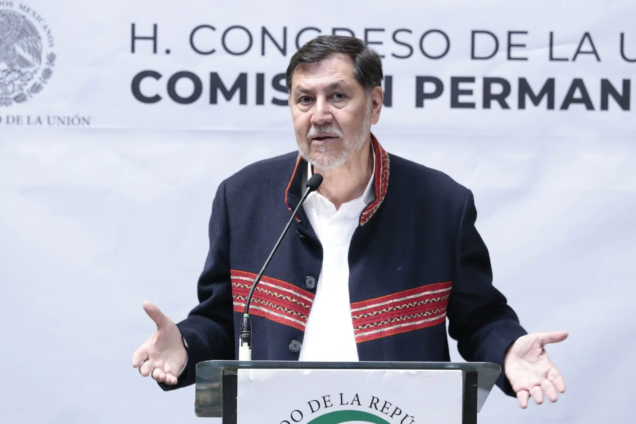 Fernández Noroña pidió respeto a la soberanía de Venezuela | Fernández Noroña pidió respeto a la soberanía de Venezuela
