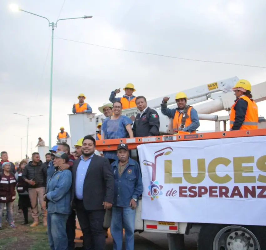 Gran campaña de iluminación en Ecatepec