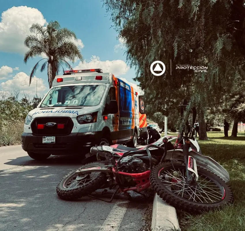 Grave tras caída de moto en el Anillo Vial III