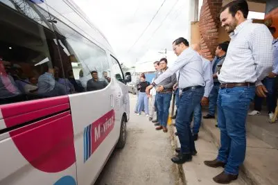 Inaugura Chepe Guerrero la Ruta 13 de Movivan que conecta Taponas