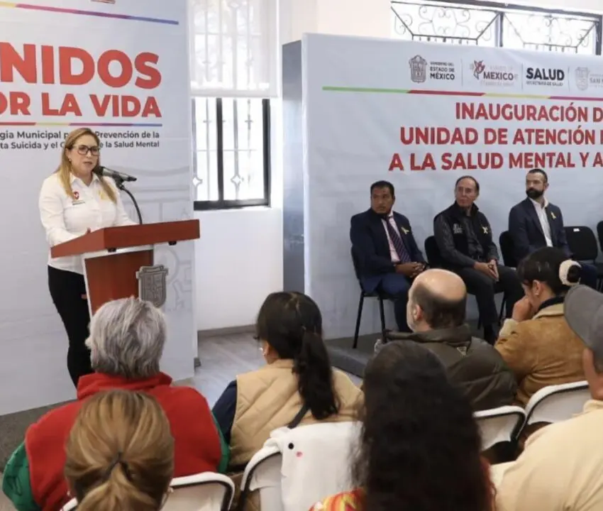 Inauguraron Unidad de Atención Primaria a Salud Mental y Adicciones en San Mateo Atenco