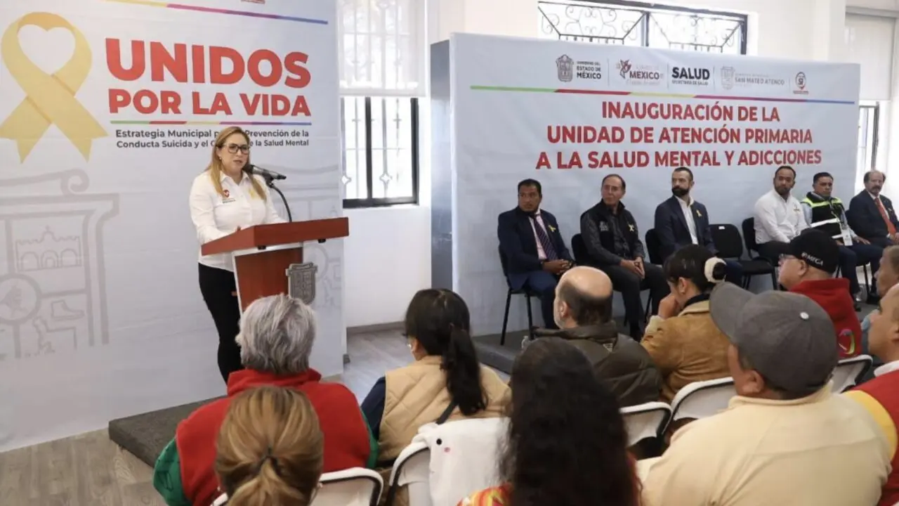 San Mateo Atenco inaugura Unidad de Salud Mental y Adicciones con