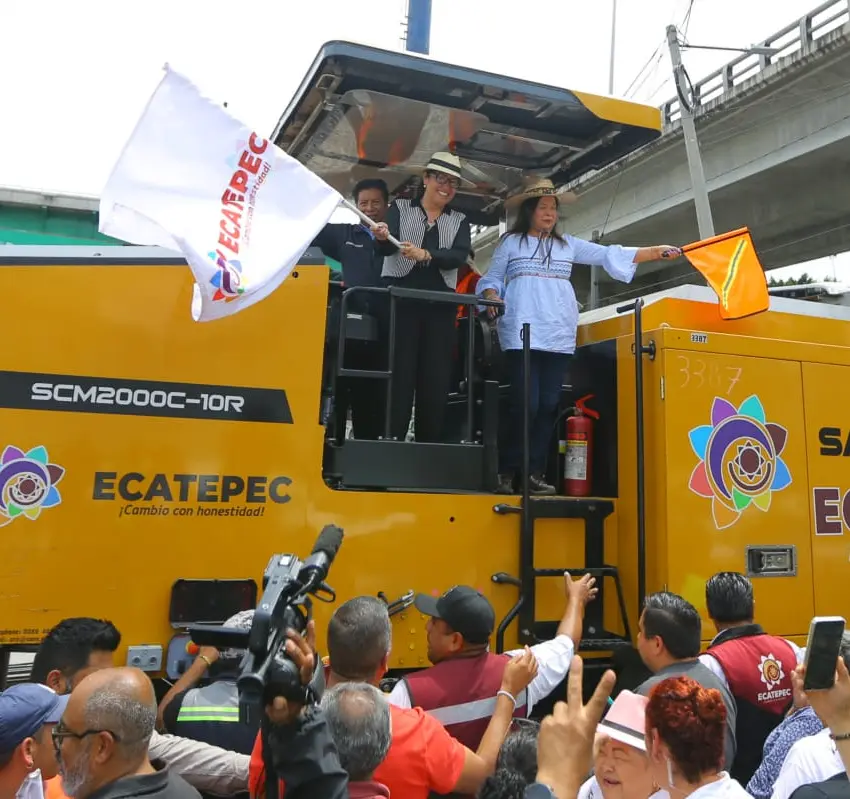 Inició repavimentación en Altavilla Ecatepec