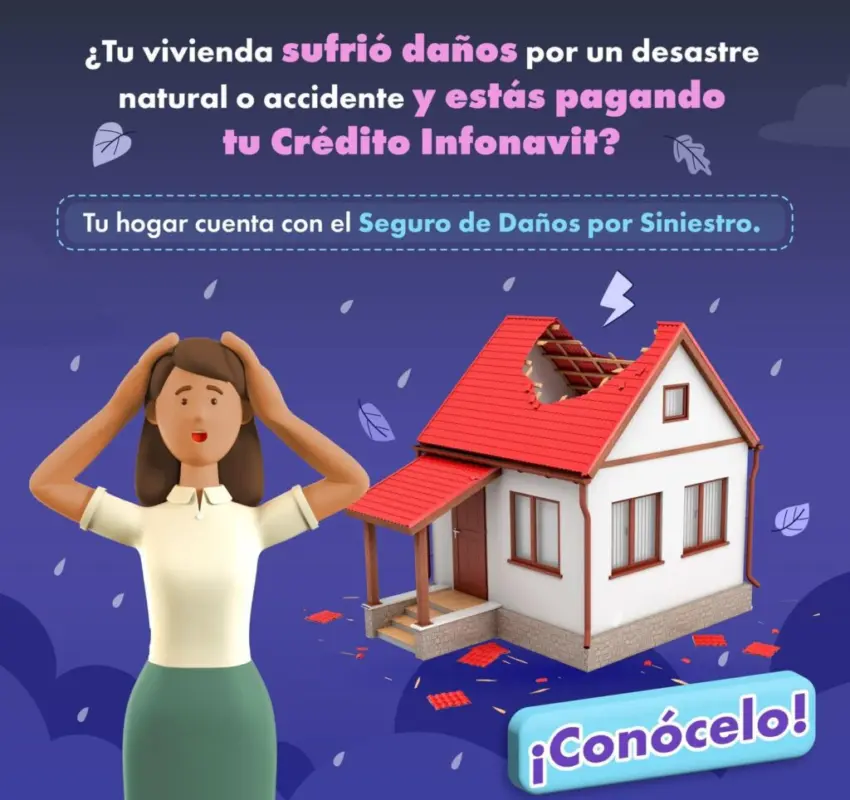 Llama INFONAVIT a aplicar seguro de daños