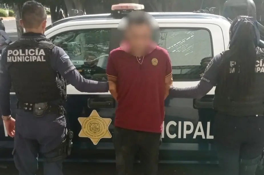 Lo detienen tras persecución   Noticias de Querétaro