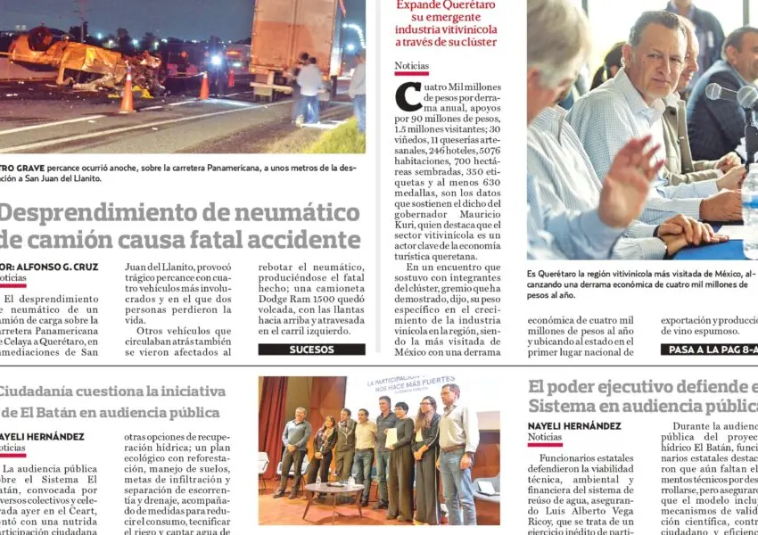 “Lucharán a dos de tres caídas sin límite de excesos”