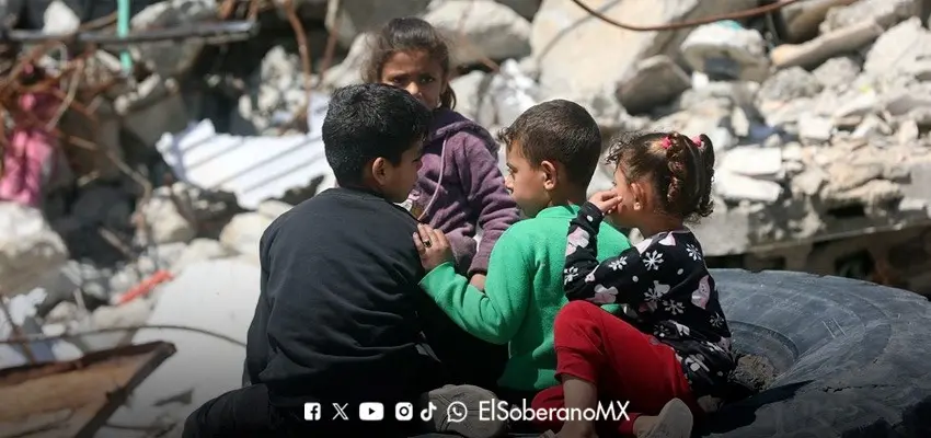 México podría recibir a niños huérfanos de Gaza: Sheinbaum ordena análisis humanitario