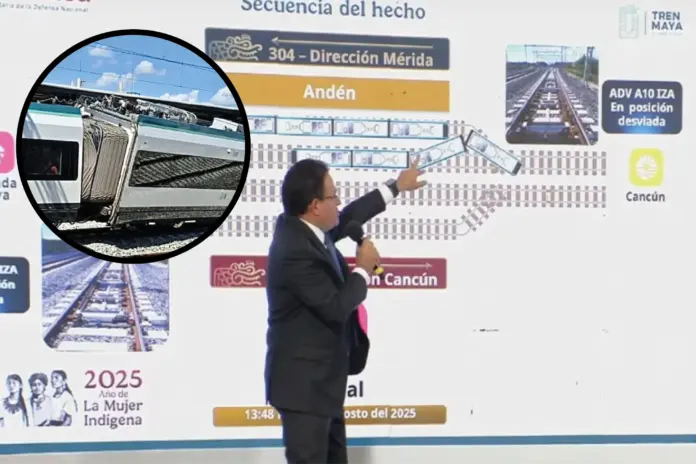 Percance en Tren Maya, por movimiento anómalo - INFOPODER
