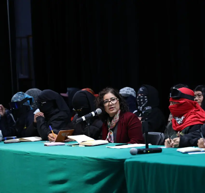 Rectora de la UAEMex tuvo primera reunión con Enjambre Estudiantil Unificado