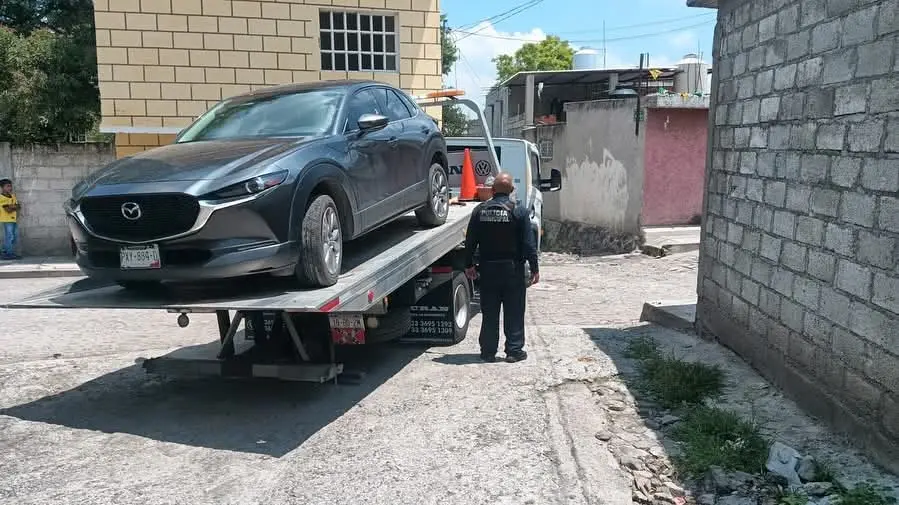 Recuperan auto durante patrullajes en Ajuchitlancito Pedro