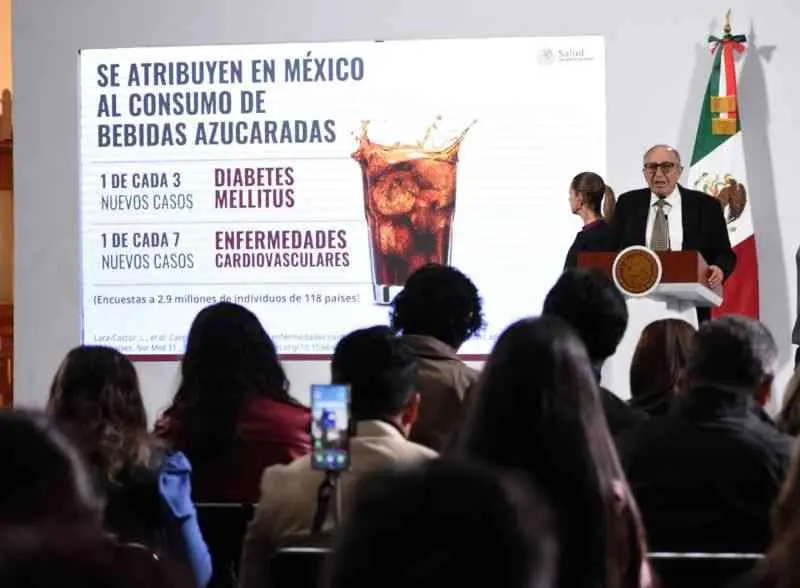 Salud alerta sobre efectos a la salud de la población mexicana por consumo excesivo de refrescos