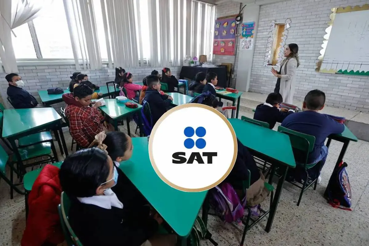 SAT Así puedes deducir colegiaturas y transporte escolar en tu