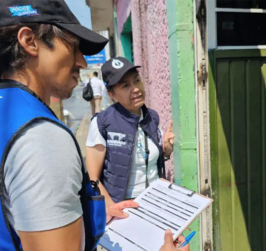 SEDESOQ realiza levantamiento de censo para apoyos emergentes