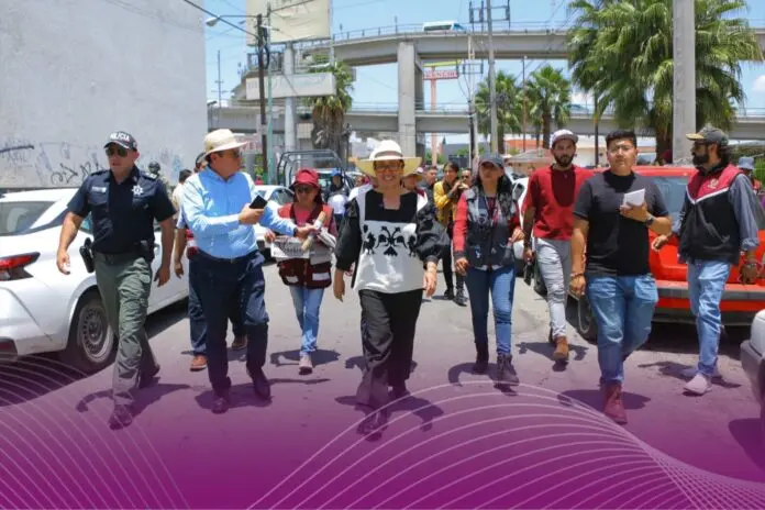 Supervisó Azucena Cisneros obras con recursos propios