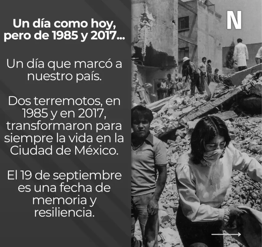 19 de septiembre, fecha que marcó a México para siempre