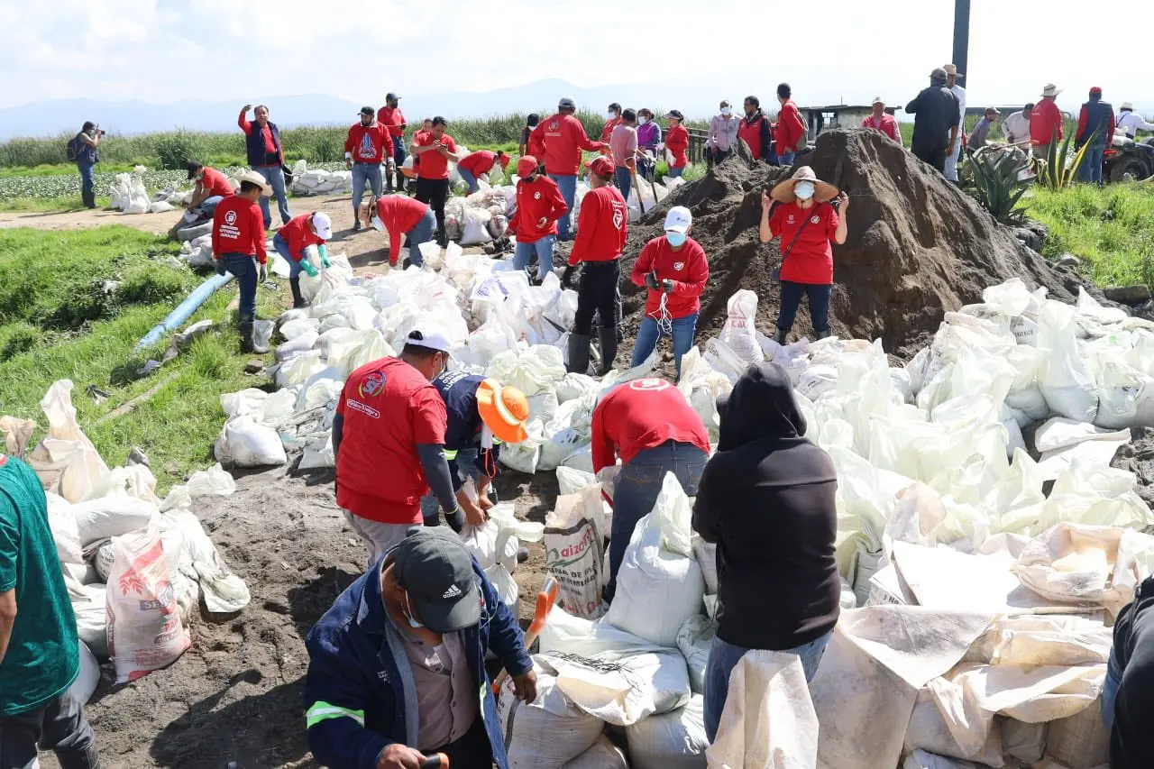 Activaron protocolo ante inundaciones en San Mateo Atenco |