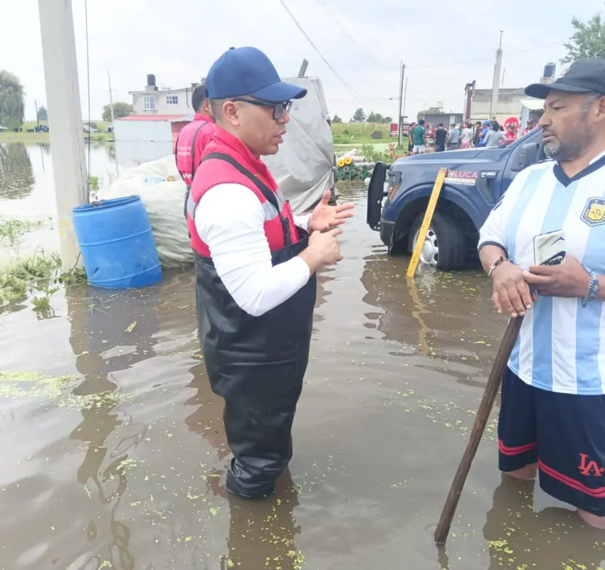 Atendió Gobierno de Toluca afectaciones por lluvias