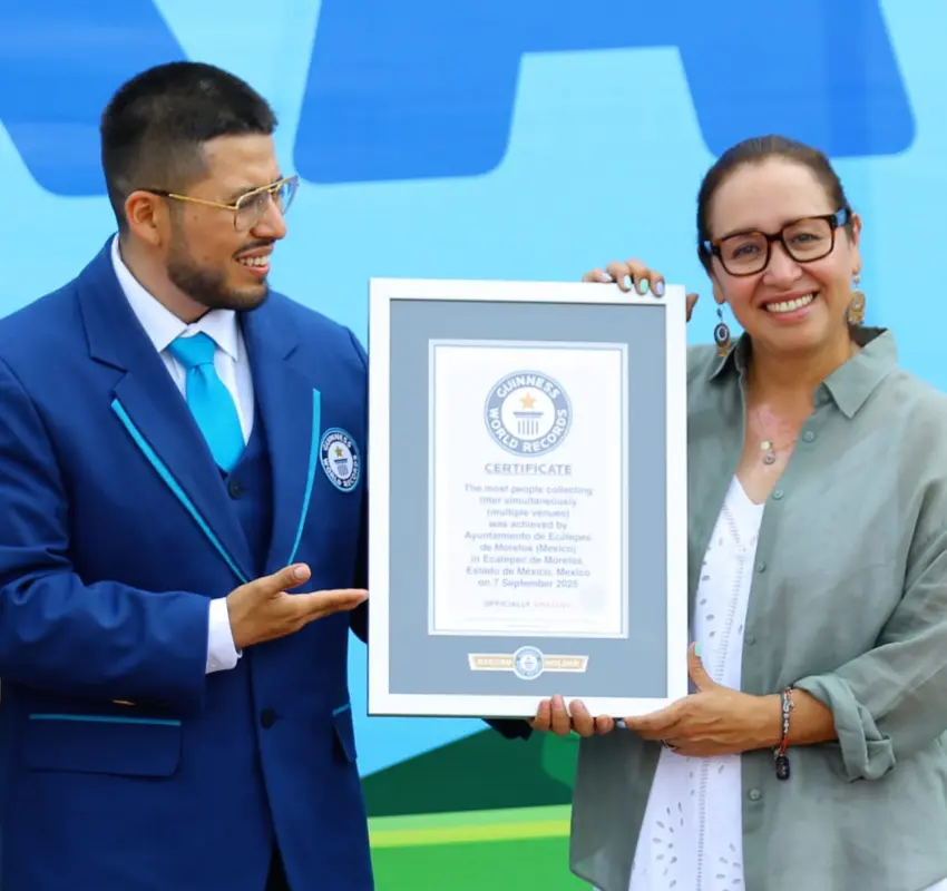 Récord Guinness en recolección de basura en Ecatepec