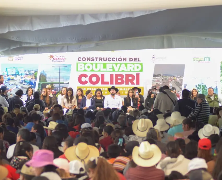 Arrancó construcción del Boulevard Colibrí en Almoloya de Juárez