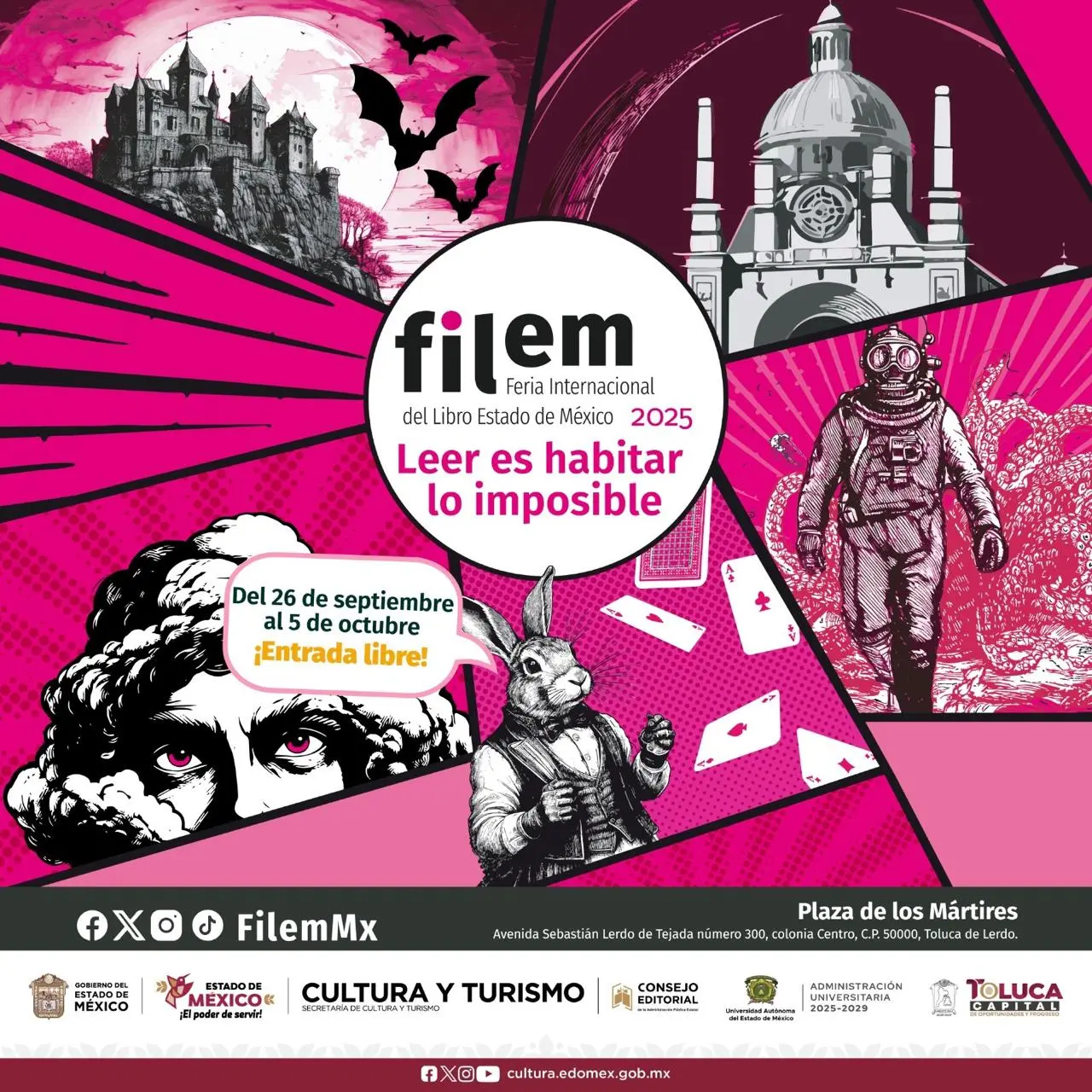 Arrancó Feria Internacional del Libro 2025 en Edoméx | Arrancó Feria Internacional del Libro 2025 en Edoméx   Primero