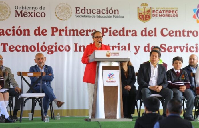 Colocan primera piedra del CBTIS 295 en Ecatepec: educación y ...