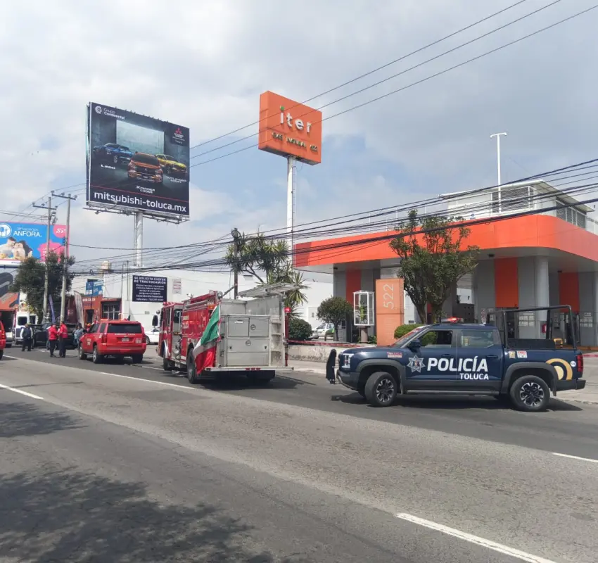 Controlaron fuga de gas natural en Toluca