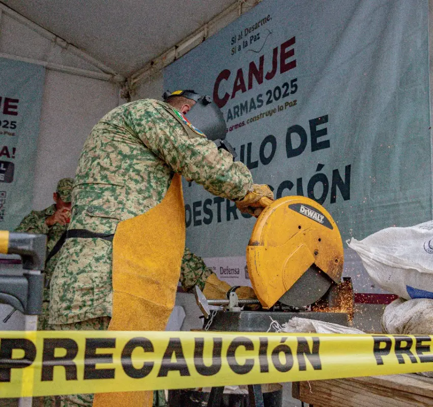 Destruyeron 900 armas en Edoméx