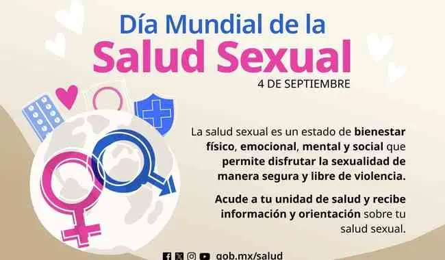 Día Mundial de la Salud Sexual: Bienestar físico, mental y social, pilares de la salud sexual